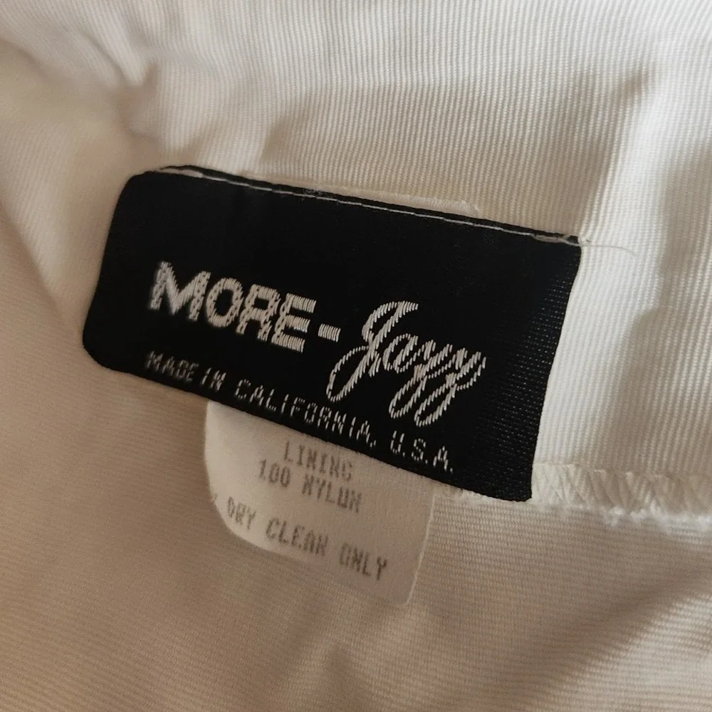 80s/90s White Button Down Dress - Picture 4 of 5